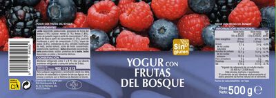 Yogur Alipende 500g fresa y frutas del bosque