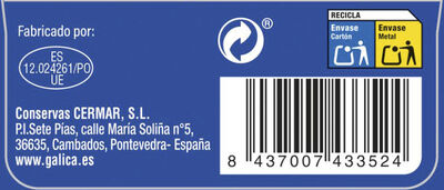 Pot&oacute;n del pac&iacute;fico en salsa americana Galica 111g