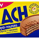 Galleta de barquillo cubierta de chocolate con leche Artiach 142g