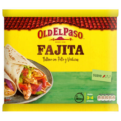 Relleno para fajitas Old El Paso 300g pollo y verduras