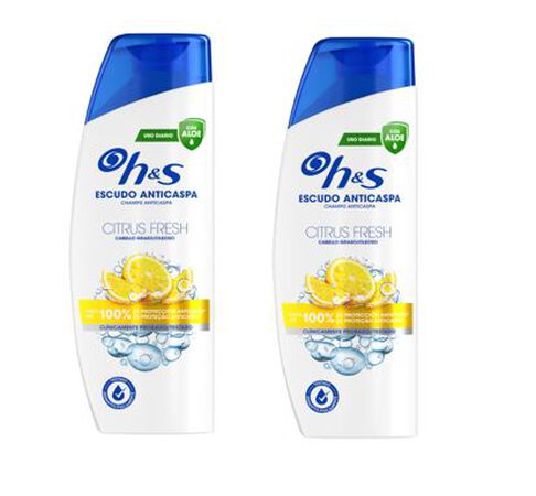 Champú H&S 300 ml Citrus Fresh 2 unidades