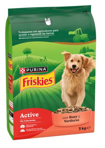 PURINA FRISKIES Active Perro Carne 3kg