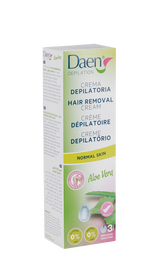 Crema depilatoria con aloe vera Daen 125 ml
