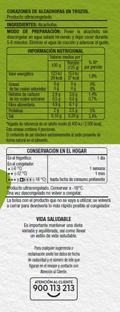 Alcachofas Alipende 500g