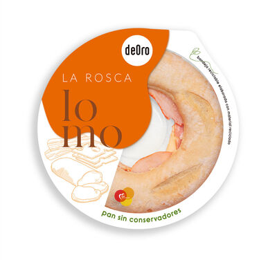 Rosca r&uacute;stica Deoro 480g lomo bacon y queso