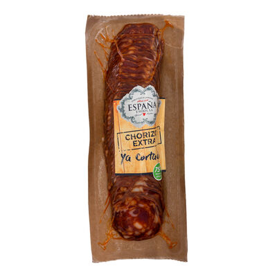 Chorizo en lonchas calidad extra Espa&ntilde;a 200g