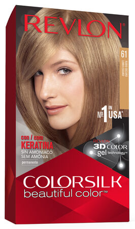 Tinte de cabello sin amon&iacute;aco Revlon Colorsilk n&ordm;61 rubio oscuro