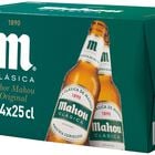 Cerveza rubia Mahou Cl&aacute;sica pack 24 botellas 25cl