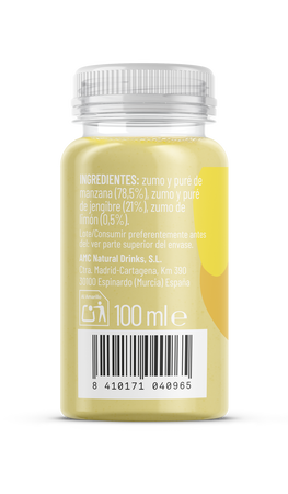 Zumo Shot Via Nature 100ml Inmunidad Jengibre