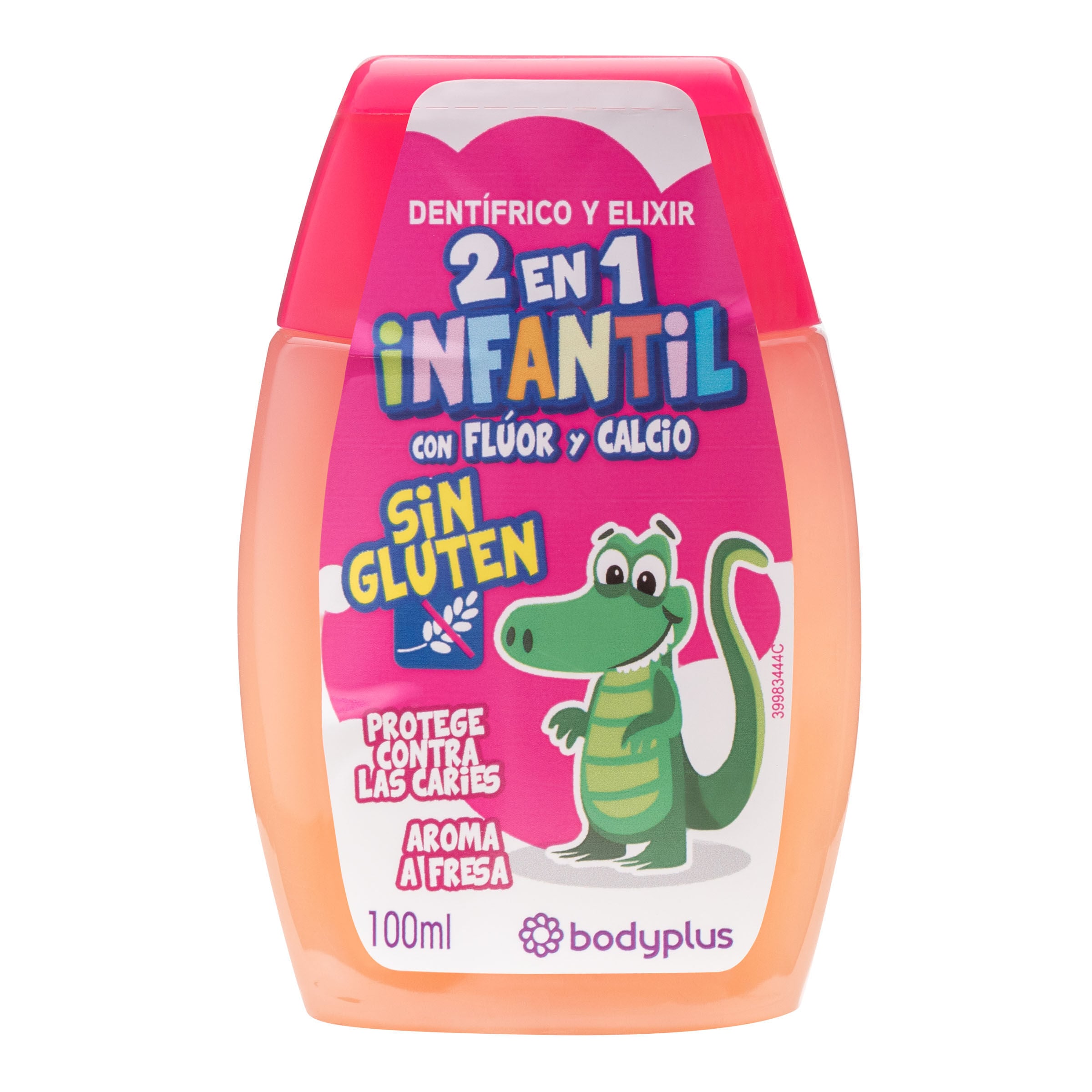 Dentífrico Bodyplus 100ml 2en1 junior