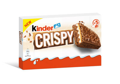 Barrita de chocolate con leche crujiente Kinder 5 unidades