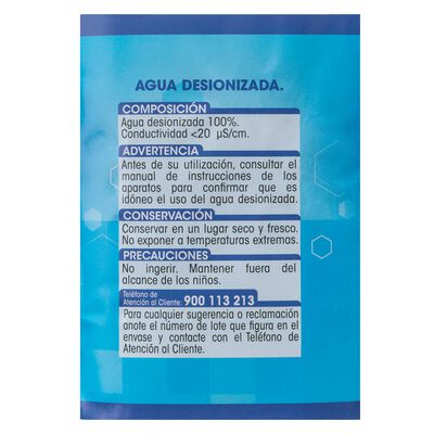 Agua desionizada Lanta 2l