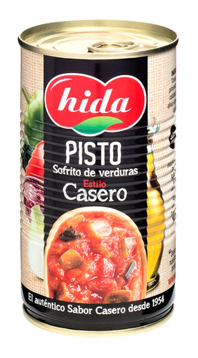 Pisto sofrito de verduras Hida 340g estilo casero