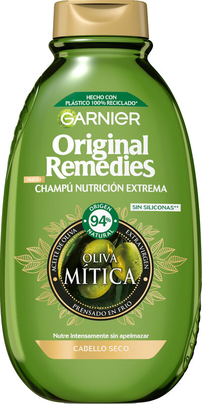 Champú nutrición extrema Garnier Original Remedies 400ml oliva mitica