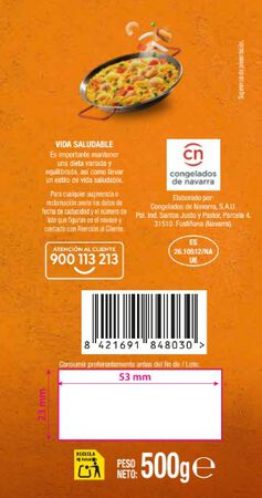 Paella de marisco Alipende 500g