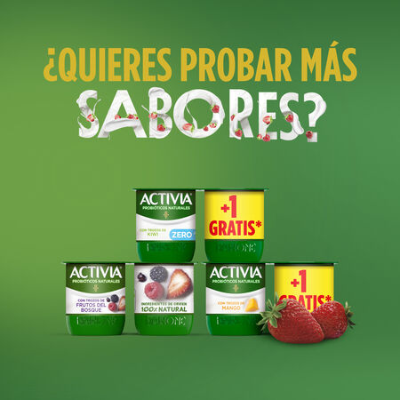 Bfidus Activia pack 4 frutas del bosque