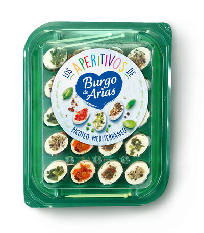 Queso frescos aperitivo Burgo de Arias 100 gr Mediterraneo