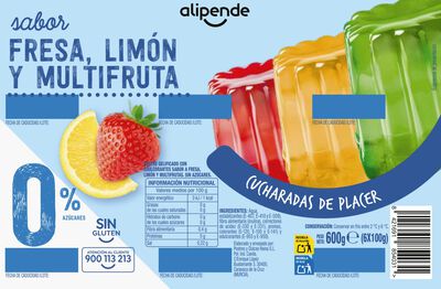 Gelatina light Alipende Pack 6 Sabores