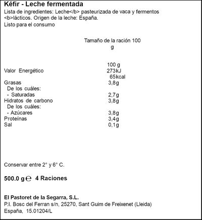 K&eacute;fir Pastoret 500g