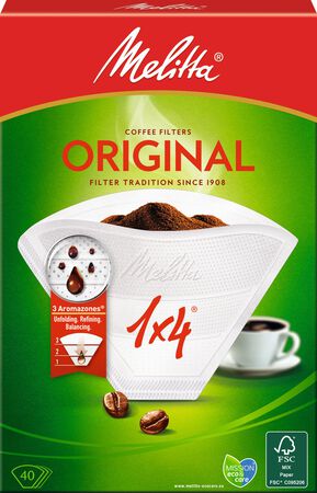 Papel para filtro de caf&eacute; Melitta 40 unidades