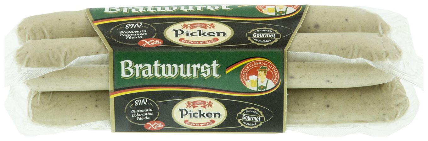 Salchichas tipo bratwurst Picken pack 2 de 170g