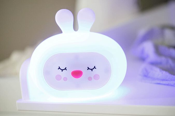 Muñeco silicona con luz Gio Sleepy Bunny