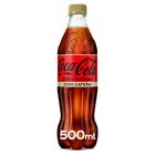 Refresco cola Coca-Cola botella 50cl zero zero sin cafeína