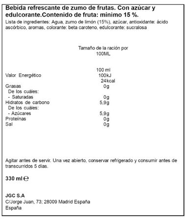 Limonada Light Don Simon Lata 33cl