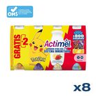 Actimel pack 6 sabor fresa plátano