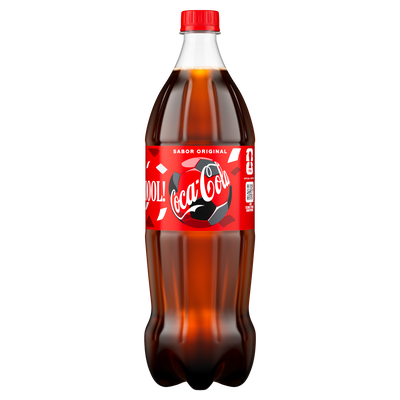Refresco cola Coca-Cola Sabor Original botella 1,25l