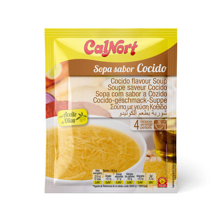 Sopa Calnort 66g cocido