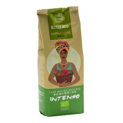 Caf&eacute; molido sabor intenso eco Coffee Gold 250g