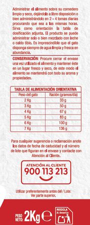 Alimento completo para gato Meque carne y verdura 2kg