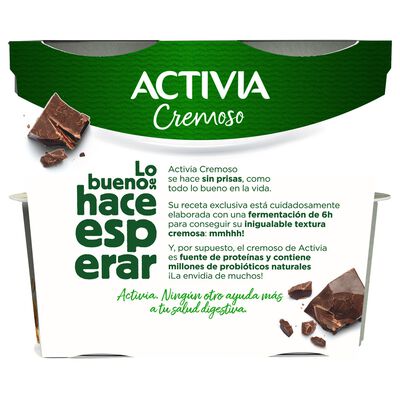 Bífidus Activia cremoso pack 4 stracciatella