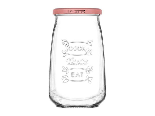 Tarro Cristal Lav 1L Tasty