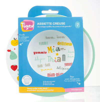 Plato Tigex para el microondas desde seis meses