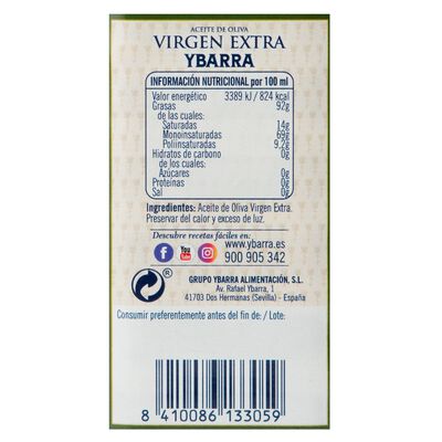 Aceite de oliva  virgen extra Ybarra 500ml