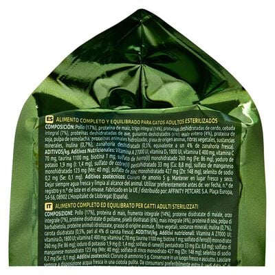 Pienso gato esterilizado Ultima pollo 1,5kg