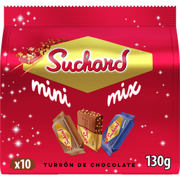 Turrón mini surtido 10 mini turrones Suchard 130g