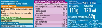 Mejillon Alipende 69g 13/18 natural