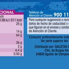Galletas de chocolate blanco Alipende 128g