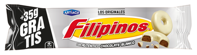 Galletas de chocolate blanco Filipinos 93g+35g