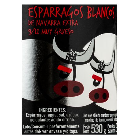Esparragos blancos El Encierro 325g grueso (9/12 piezas)