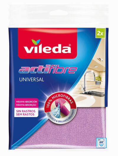 Bayeta de microfibras Vileda 2 uds actifibre