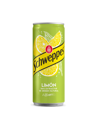 Tónica Schweppes lata 33cl limón
