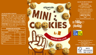 Galleta mini cookies con pepitas de chocolate Alipende 160g