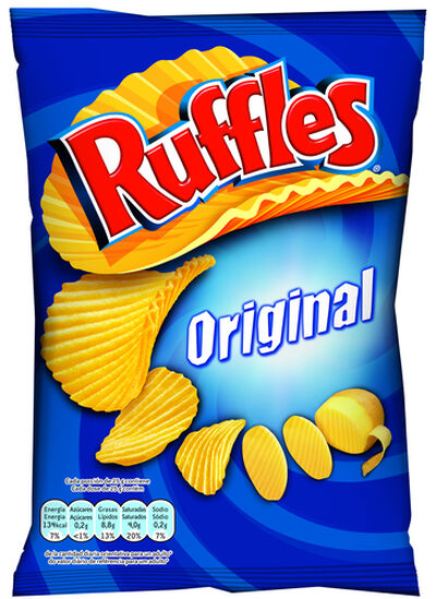 Patatas fritas Ruffles 160g sal