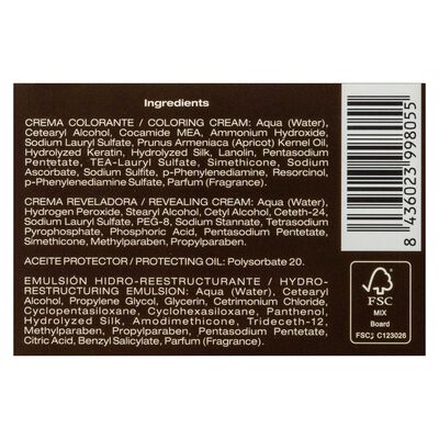 Tinte de cabello Alc&aacute;ntara Brilliant Color n&ordm; 6 tabaco