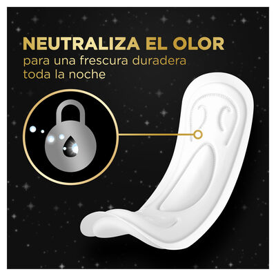 Compresa cl&aacute;sica sin alas Ausonia 9 unidades noche