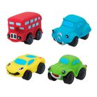 Coche de juguete blanditos Pack 4 surtido